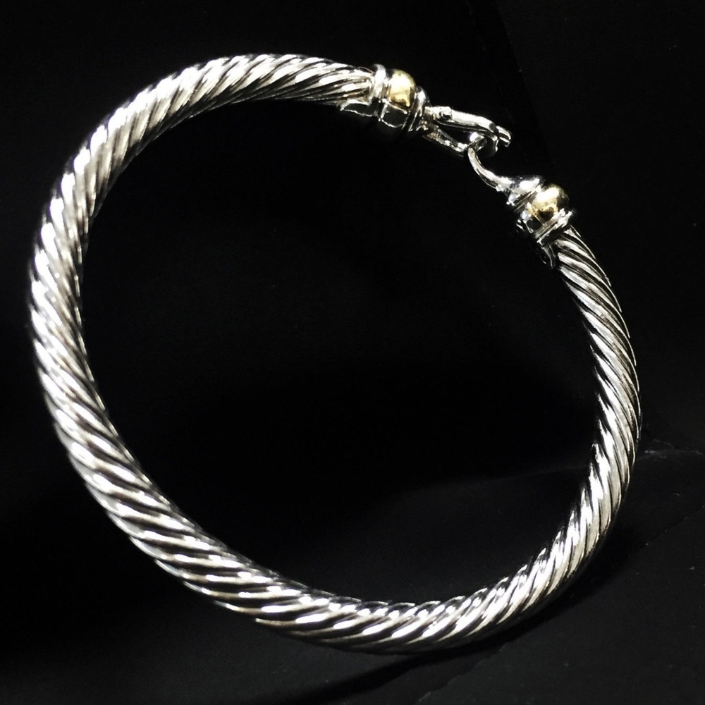 David Yurman Silver Classic Cable Buckle 925